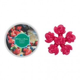 Cubos de Cera en Forma de Flor -Aroma a Berries